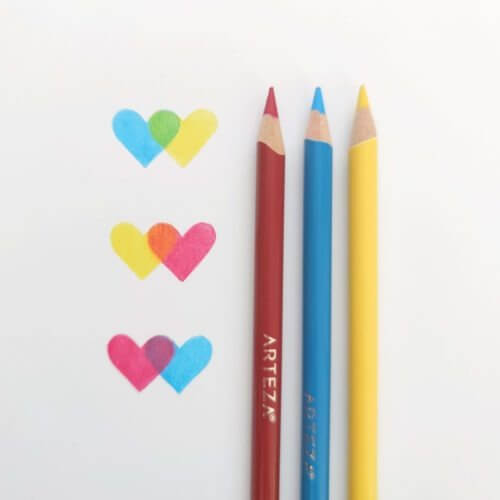 Arteza Expert Colored Pencils Dry Blending Test
