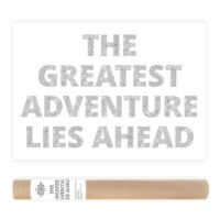 The Greatest Adventure Lies Ahead Adult Coloring Poster AnnaGrunduls529