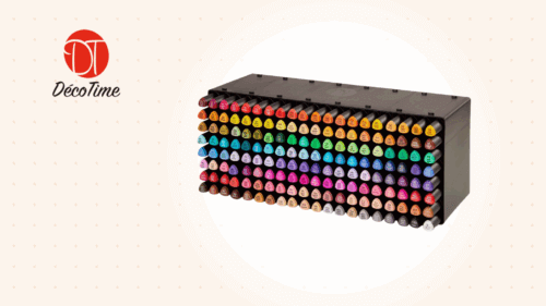 Art Supplies Decotime Markers Recommended for Coloring Books by Illustrator Anna Grunduls