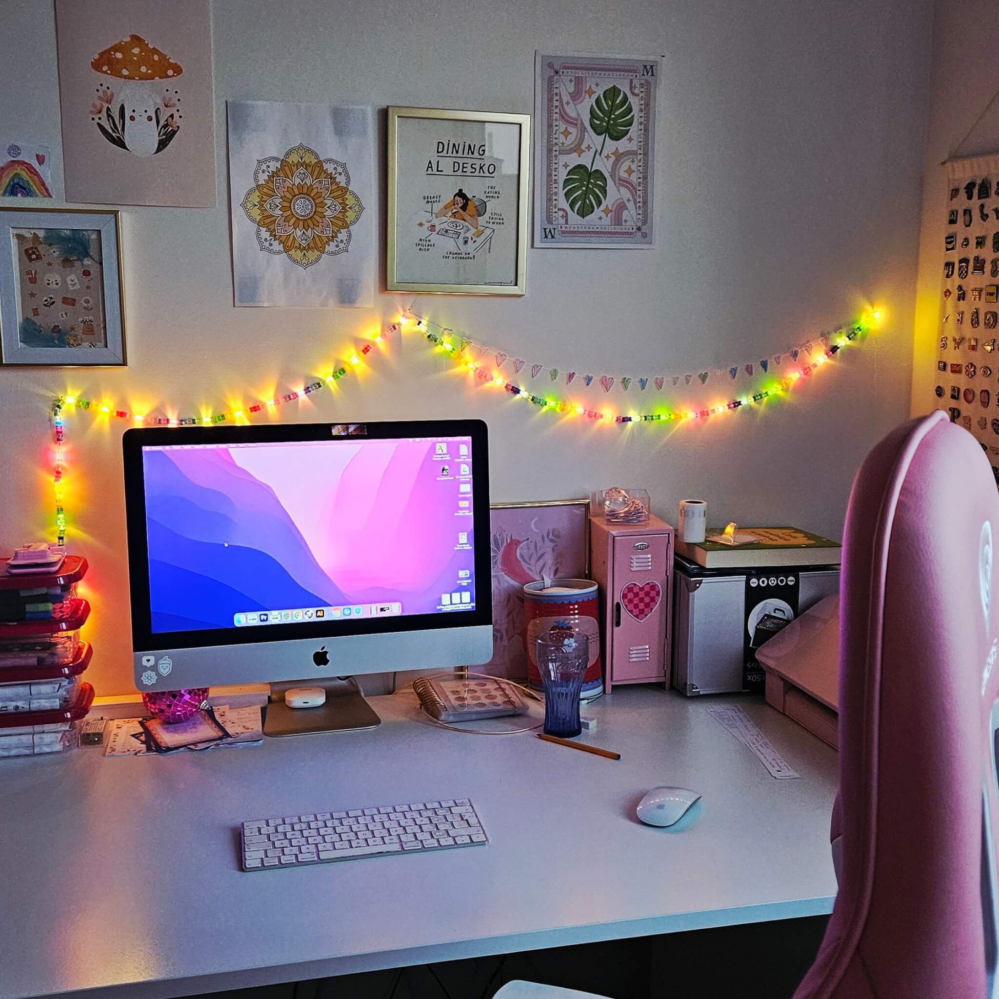 DIY: Make fairy lights with beads for a whimsical decoration